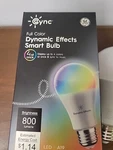 Ge Cync Smart Bulb Dynamic Effects Full Color A19 2.4ghz Wi-fi Bluetooth. Fixed Price $6.45.