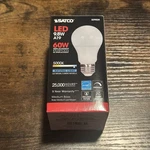 Satco Led Bulbs Box Of 24. 60w Dimmable A19 5k Natural Light Med Base E26 S29839. Fixed Price $23.99.