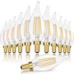 Dimmable E12 Candelabra Led Light Bulbs 40w Equivalent, 2700k Soft Warm White.... Fixed Price $32.51.