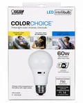 Feit Electric A19 Led Color Choice Intellibulb 60w 3-in-1 Dimmable 750 Lumens. Fixed Price $17.99.