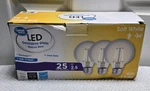 Great Value Led Light Bulb G25 25w Eqv. Softwhite E26 Base 3 Pack. Fixed Price $19.00.