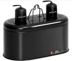 Repti Zoo Dual Reptile Light Fixture For Dome Uvb Lamp Nob. Fixed Price $35.99.