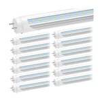 Jesled 12 Pack T8 Led Bulbs 4 Foot, Fluorescent Light 48 Inch, 24w 6000.... Fixed Price $103.49.