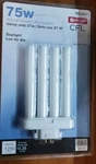 New Open Box Utilitech Cfl 27w Daylight Gx10q-4 Bulb 75w Replacement. Fixed Price $11.95.