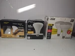 Lot Of 5 Led Floods Feit Electric 65w Br40 2700k Dimmable Bulb New Bundle. Fixed Price $18.88.