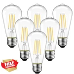 Anwio 6pk St58 Edison Led Filament Bulb 7w Warm White E26. Fixed Price $62.99.