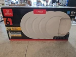 Globe 91494 Aluminum 120v 12w 800 Lm. Led Recessed Lighting Kit 1 H X 6 W In.. Fixed Price $29.99.