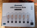 Dewenwils Hdst64a1 6-pack Led Filament Bulbs 800 Lumens. Fixed Price $13.00.