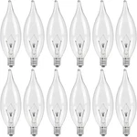 Colwatt 12-pack E12 Candle Light Bulbs 40w Warm White 40w-12pack, Silver Base. Fixed Price $16.76.