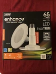 Feit Electric 5/6 In. 65 Watt Equiv Led White Instatrims Adjustable Neck. Fixed Price $20.99.