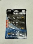 6 Pack Of Feit Electric Chandelier 4 Bulbs 40 W Light Candelabra Base. Fixed Price $11.99.
