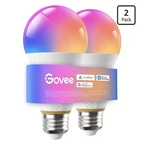 New Govee Rgbww Smart Led Bulb 1600 Lumen 2 Bulbs A21 Model H1401. Fixed Price $36.99.