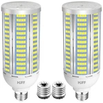 Hjff 2-packw Led Corn Light Bulbs,5000k,ac110-277v,15000lm,e26/e39 Base,led 100. Fixed Price $59.78.