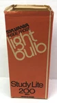 Vintage Sylvania "study Lite" 200 Inside Frost Bulb For Commonwealth Edison. Fixed Price $5.99.