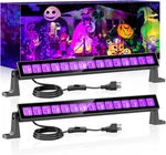 45w Led Black Light Bar,black Lights For Glow Party,waterproof Blacklight With P. Fixed Price $41.99.