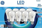 8 Ge Lighting Led Daylight 60w Replacement ( Pack Of ) 5000k Leda19. Fixed Price $29.99.