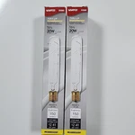 Satco Light Bulb Clear S3280 Led Intermediate Base 20-watt T6.5 Lot Of 2. Fixed Price $6.99.