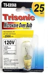Trisonic Clear Microwave Oven Bulb 25w 120v Intermediate Base Average 2500 Hrs. Fixed Price $7.45.