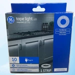 Ge Led Tape Light, Cool White, 10ft Plug-in Indoor Light Strip 2000 Lumens - New. Fixed Price $19.94.