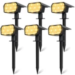 Spot Lights 6 Pack Outdoor Waterproof Ip65 59 Led Warm White Solar Sucolite Yard. Fixed Price $74.99.