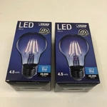 Feit Electric Led Light Bulbs A19/tb/led 4.5w A19 Clear Blue Indoor/outdoor X 2. Fixed Price $33.38.