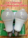 Indoor/outdoor Motion Sensor Light Bulb Activated Led Dusk To Dawn 9w 12w. Fixed Price $13.99.