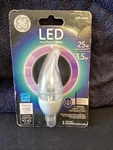 Ge Led Light Bulb Soft White 25w Replacem3.5w Candelabra Dimmable 170 Lumens E12. Fixed Price $9.95.