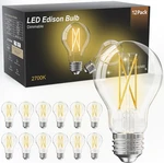 12 Pack A19 Vintage Edison Led Bulbs Dimmable 60w Equivalent 2700k Warm White. Fixed Price $38.99.
