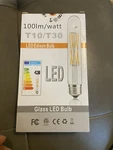 Leools T10 Led Bulbs,12w Dimmable Tubular Bulb,100 Watt. Fixed Price $9.98.