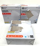 Lot Of 3 Commercial Electric Led 6 In. Adj Cct Canless Recessed Light White. Fixed Price $29.69.