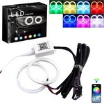 Grandview 1-set 70mm Multi-color Rgb Led Halo Rings Light Cob 72smd Smart Pho.... Fixed Price $46.66.