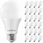 24x Luxrite A19 Led Bulb 100w Equivalent 5000k Enclosed Fixture Rated 1600lm E26. Fixed Price $142.99.