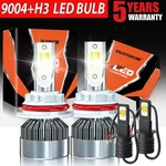 For Ford Taurus 1988-1991 9004 Led Headlight + H3 Fog Light Bulbs 6000k White. Fixed Price $39.99.