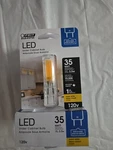 5 Pk Feit Electric G8 Led Under Cabinet Bulb Warm White 35 Watt Equiv 350 Lumens. Fixed Price $17.65.