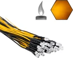 30pcs 12 Volt 3mm Yellow Flicker Led Lights Emitting Diodes (candle Flickering L. Fixed Price $19.75.