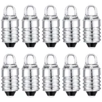 Honoson 10 Pieces E10 Led Bulbs 3 Volt Miniature Flashlight Replac. Fixed Price $11.99.