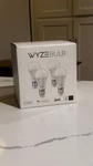 Wyze Bulb Wlpa19-4 120v 9.5w 60hz 800 Lumens 2700k-6500k, 4 Pack. Fixed Price $18.00.