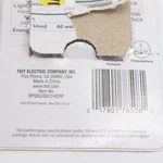 (2-pk) Feit Dimmable Light Bulb Bi-pin Base 3000k 60w/120v Bpq60/g9/2/hdrp. Fixed Price $6.34.
