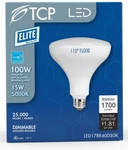 Tcp Led17br40d50k Elite Series Led Br40 Floodlight Bulb, Daylight. Fixed Price $16.95.