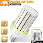 480v 80w Led Corn Light Bulbs E39 Base Commercial Warehouse High Bay Lighting. Fixed Price $59.20.