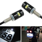 12v White 5730-smd Bolt-on Led License Plate Lights For Motorcycle Bike Or Car. Fixed Price $11.09.
