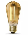 Feit Electric 60-watt Equivalent St19 Dimmable Straight Filament Amber Glass E26. Fixed Price $19.18.
