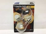 Feit Bp40a15n-cl-cf 2 Count 40 Watt Clear Ceiling Fan Light Bulb- New. Fixed Price $9.99.
