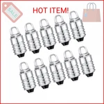 Honoson 10 Pieces E10 Led Bulbs 3 Volt Miniature Flashlight Replacement Bulb. Fixed Price $10.68.