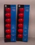 2-pk Red Light Bulb Replacement Ceramic C7 Size Bulbs By Ge 12 Total. Fixed Price $15.99.
