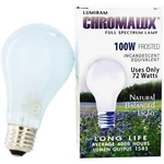 Chromalux Frosted Full Spectrum 100 Watt Light Bulb 1 Count. Fixed Price $18.99.