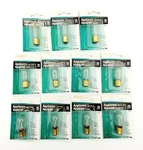 Sylvania Lot Of 11 T7 Appliance 15w Double Contact Bayonet Base 120v Clear Bulbs. Fixed Price $16.50.