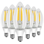 Ganiude E12 Dusk To Dawn Light Bulbs Outdoor, C35 B11 5w 60w Equivalent 500lm.... Fixed Price $43.99.