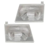 For 97-07 E-series Econoline Van Headlight Headlamp Head Light W/bulb Pair Set. Fixed Price $94.95.