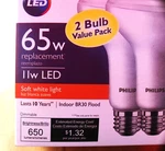 Philips Led 65w Br 30 Indoor Floodlight Bulbs Lot Of 7 New In Box. Fixed Price $30.00.